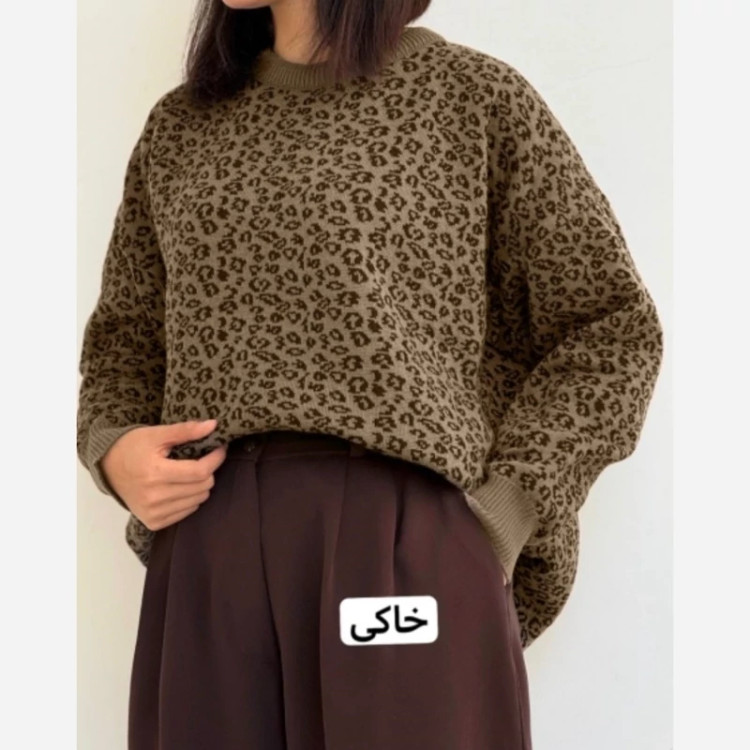 شومیز بافت پلنگی